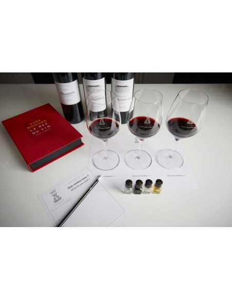 Le jeu d'arômes vous aidera à identifier les arômes des vins rouges du Bordelais